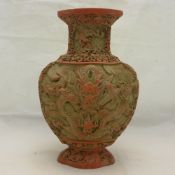 A Chinese vase