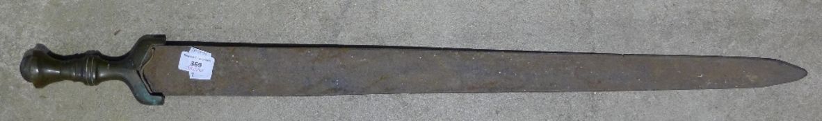 A replica Saxon sword
