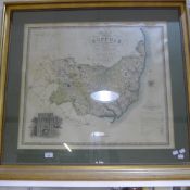 A large map of Suffolk