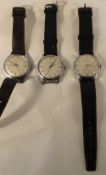 Two Garrards gentleman's wristwatches and another,