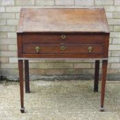 A Georgian oak clerks desk