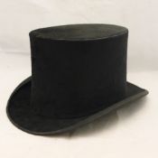A silk top hat