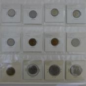 Two albums of coins