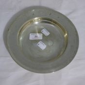 A modern silver Armada dish,