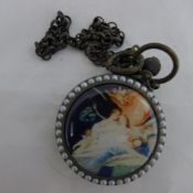 A pocket watch on chain