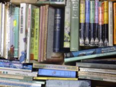 A box containing a quantity of gardening books