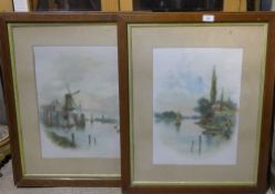A pair of Thames prints