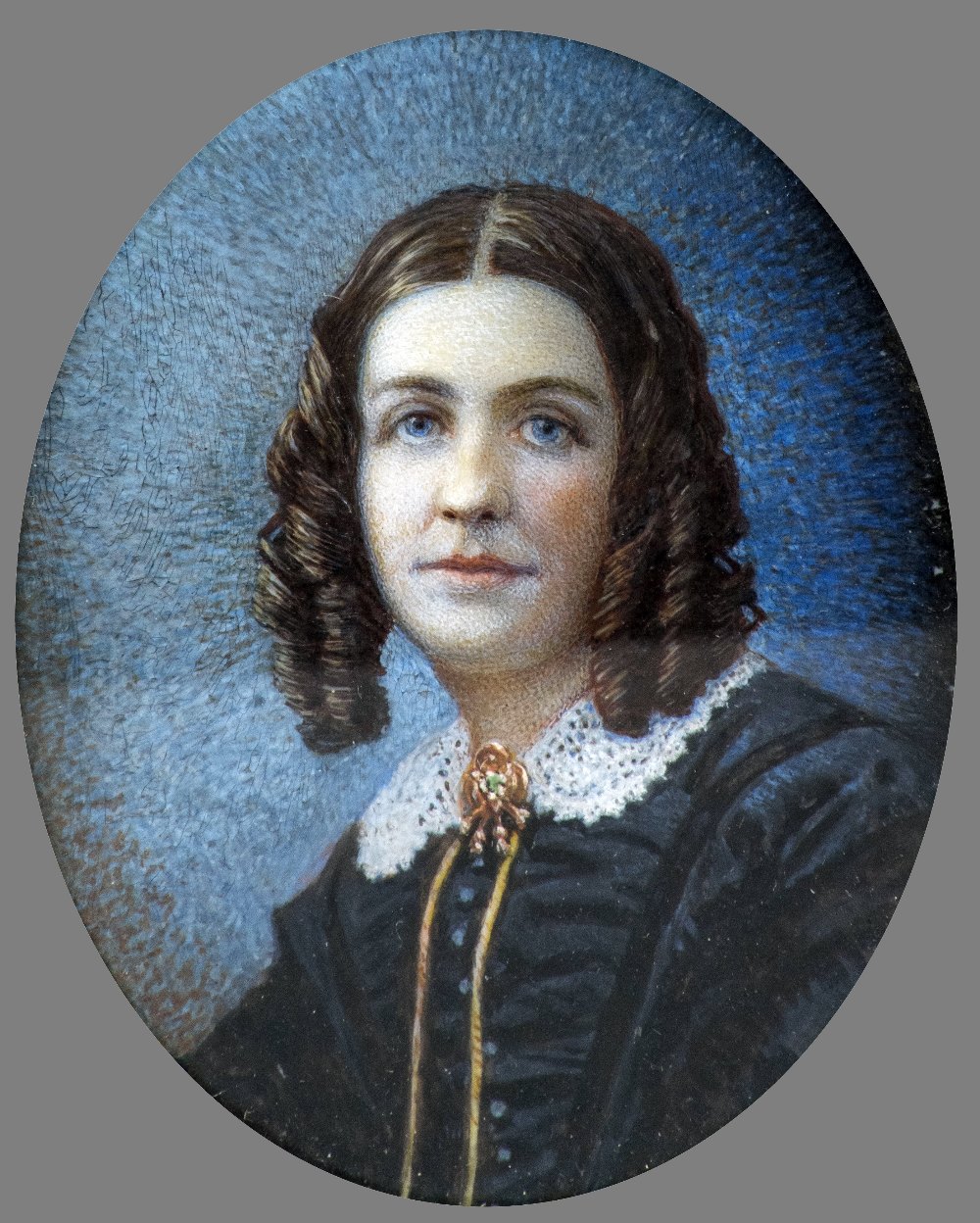 ENGLISH SCHOOL (19th century) Portrait Miniature of a Young Lady,