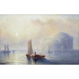 CAPTAIN J W ANDERSON (19th century) British The Bass Rock, Firth of Forth Oil on board Signed,