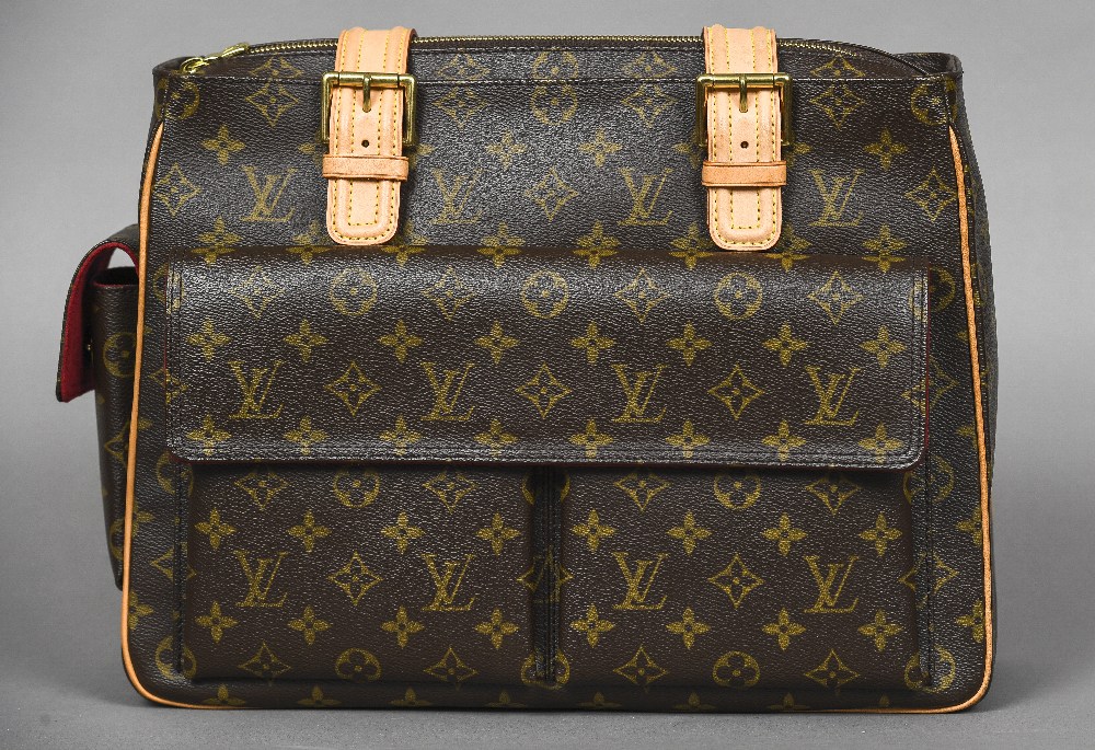 A modern Louis Vuitton classic monogram pattern handbag Housed in a Louis Vuitton outer bag.