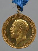 The Royal Institute of British Architects Incorporated gold medal awarded to Reginald Blomfield ARA