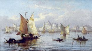 E LOGSDAIL (19th/20th century) British Shipping on the Grand Canal,