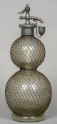 A Victorian British Syphon Manufacturing Company Seltzogene Of double gourd shape with wirework