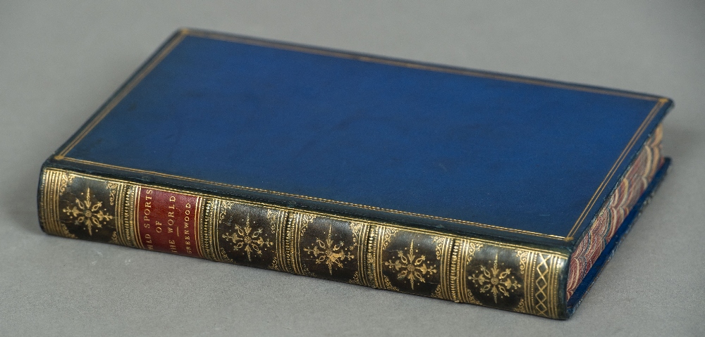 Greenwood, James. Wild Sports of The World. 1862, polished calf by Bicker's.
