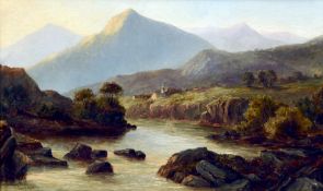 HARRY ARMSTRONG WHITTLE (19th century) British Highland Landscape Oil on board Signed and dated