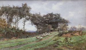 CYRIL WARD (1863-1935) British A Surrey Lane Watercolour Signed and dated 1894,