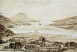 ENGLISH SCHOOL (19th century) Lake District View Watercolour 27 x 18 cm,