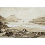 ENGLISH SCHOOL (19th century) Lake District View Watercolour 27 x 18 cm,