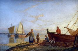 WILLIAM RAYMOND DOMMERSEN (1850-1927) Dutch Zulphen on the River Yssel,