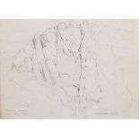 *AR WILLIAM HEATON COOPER (1903-1995) British Scafell Crag from Pikes Crag Pencil Signed and titled,