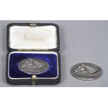 Two Hackney Horse Society silver medallions, one hallmarked Birmingham 1937,