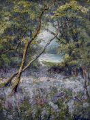 FRANK DIXON (1862-1936) British Woodland Scene Oil on board Signed 25 x 33 cm,