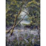 FRANK DIXON (1862-1936) British Woodland Scene Oil on board Signed 25 x 33 cm,