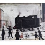 *AR LAWRENCE STEPHEN LOWRY (1887-1976) British The Level Crossing Limited edition print Signed in