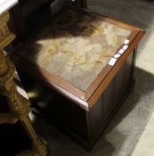 A Victorian commode stool