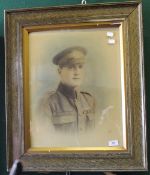 A WWI framed portrait