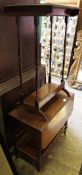 A Victorian Sutherland table and a mahogany side table