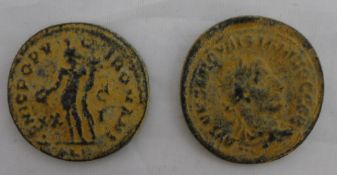 Two possibly antique struck coins