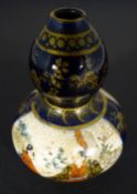 A miniature Satsuma vase