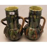 A pair of Art Pottery vases