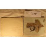 A WWI sketch book/note pad