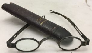 A pair of silver spectacles