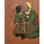 HADA (born 1971) Mongolian Blessed Oil on canvas 60 x 80 cm,
