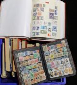 A quantity of stamps and stamp related books