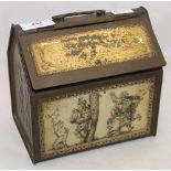 A William Crawford & Sons casket biscuit tin