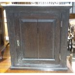 An 18th century oak cupboard