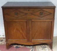 A 19th century mahogany side cabinet