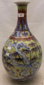 A large 18th century Chinese vase