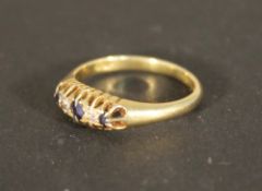 An 18 ct gold,