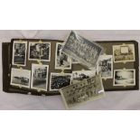 A quantity of WWII photos and ephemera