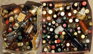 A quantity of alcohol miniatures
