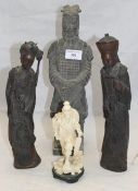 Four Oriental figures