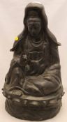 A large bronze Guanyin figure - WITHDRAWN