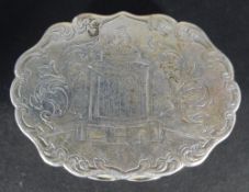 A silver vinaigrette