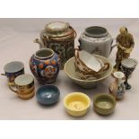 A quantity of small 18th century and later Oriental ceramics