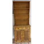 A Victorian pine dresser